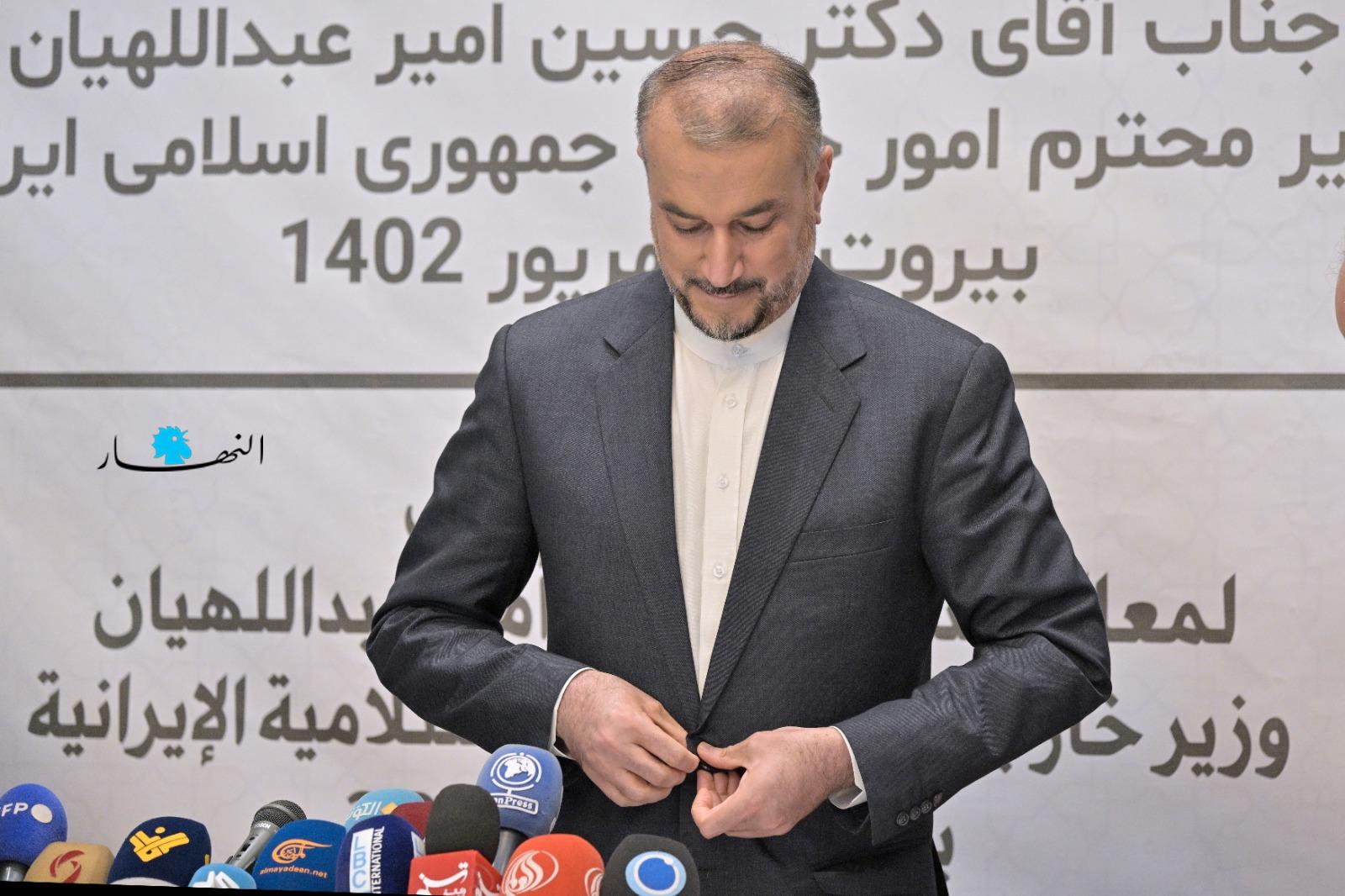 بالصور- جولات عبداللهيان الديبلوماسية في بيروت بعدسة النهار 